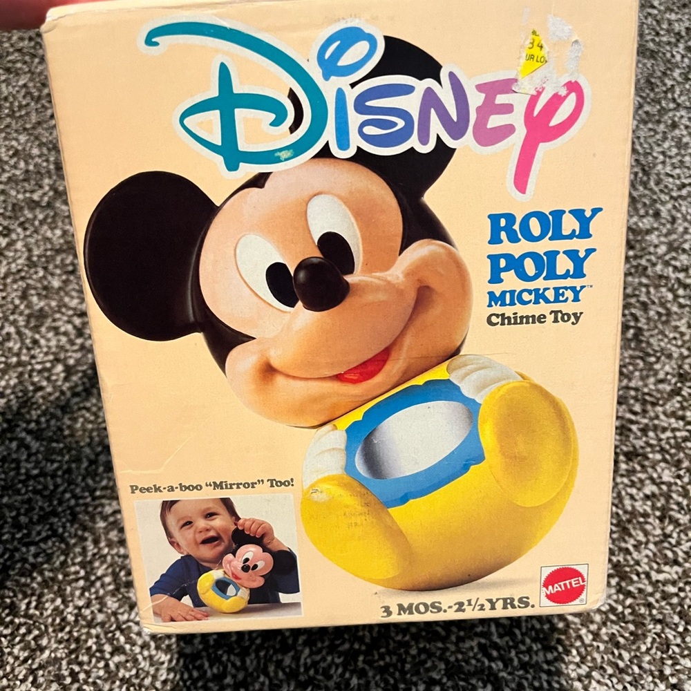 Vintage Mickey Baby toy